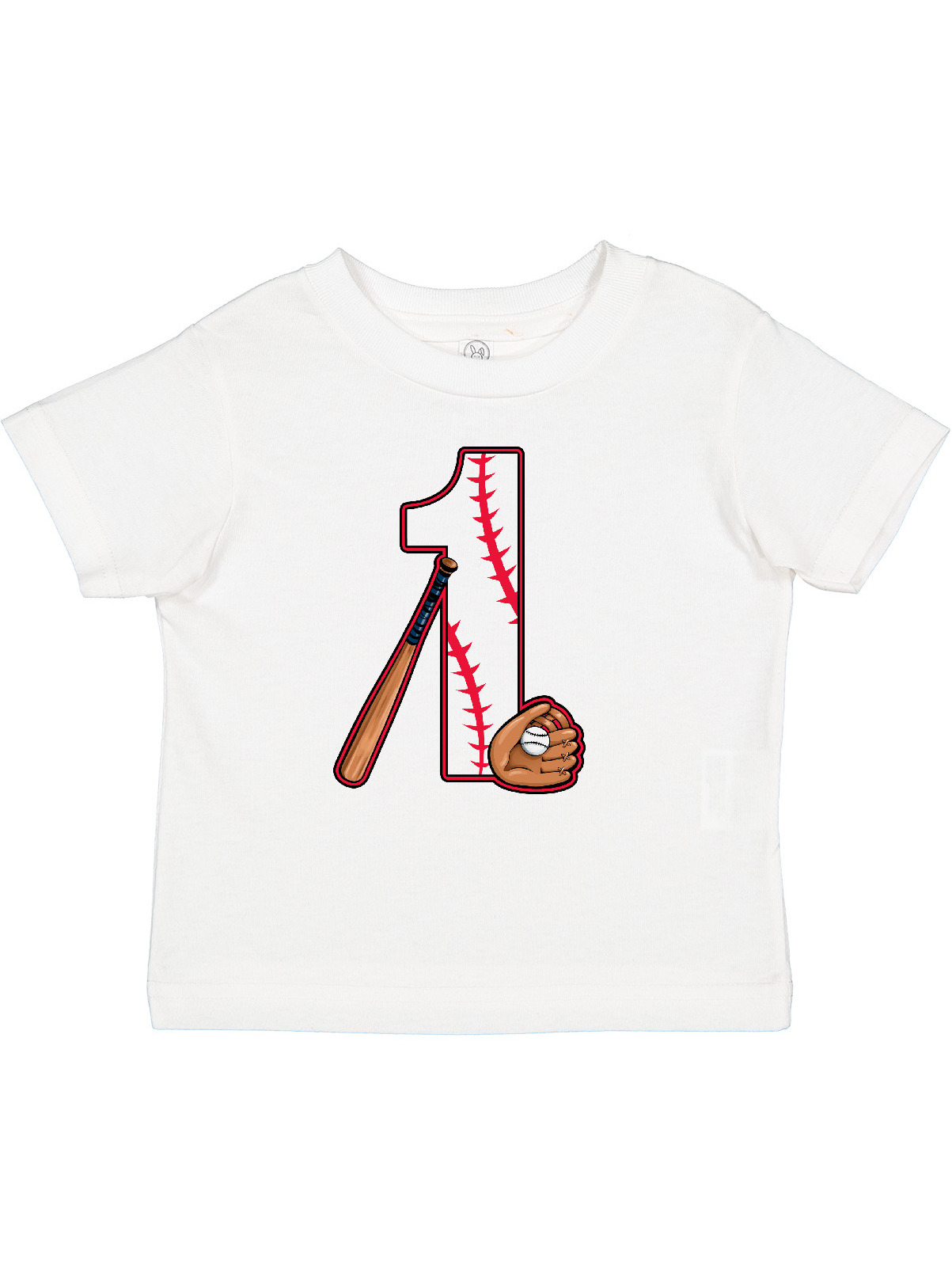 Baseball First Birthday- One Year Old Boys or Girls Baby T-Shirt